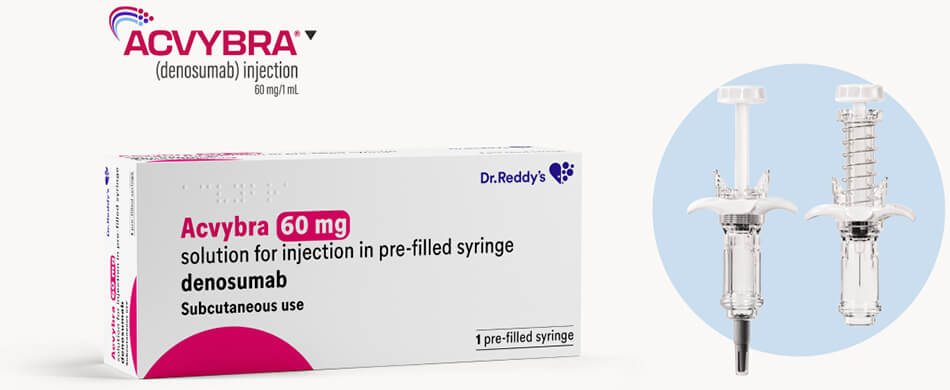 ACVYBRA (denosumab) injection 60mg/1mL